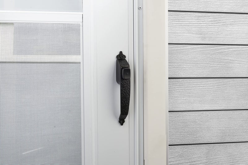 Wright Products - Colonial Tie Down Push Button Door Latch for Screen and Storm Doors, Black - Image 5